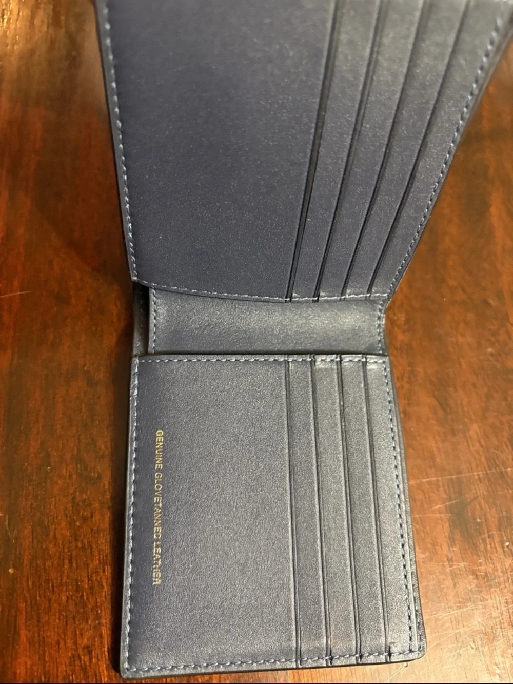 COACH Men’s Color Blocked Bi-fold Wallet - Picture 8 of 12